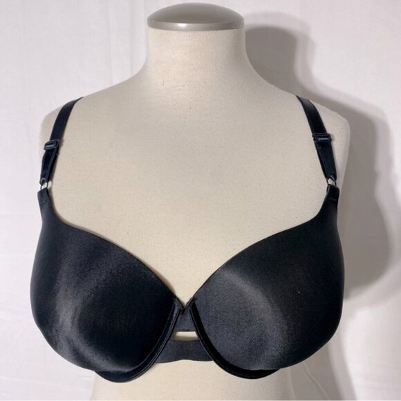 Warner’s Black Satin Bra 36D - Picture 1 of 8